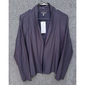 EILEEN FISHER Large Washable Stretch Crepe Blazer‎ Jacket NWT